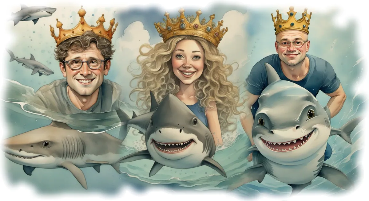 Shark Tank in ein Geschichtenbuch-Abenteuer verwandeln