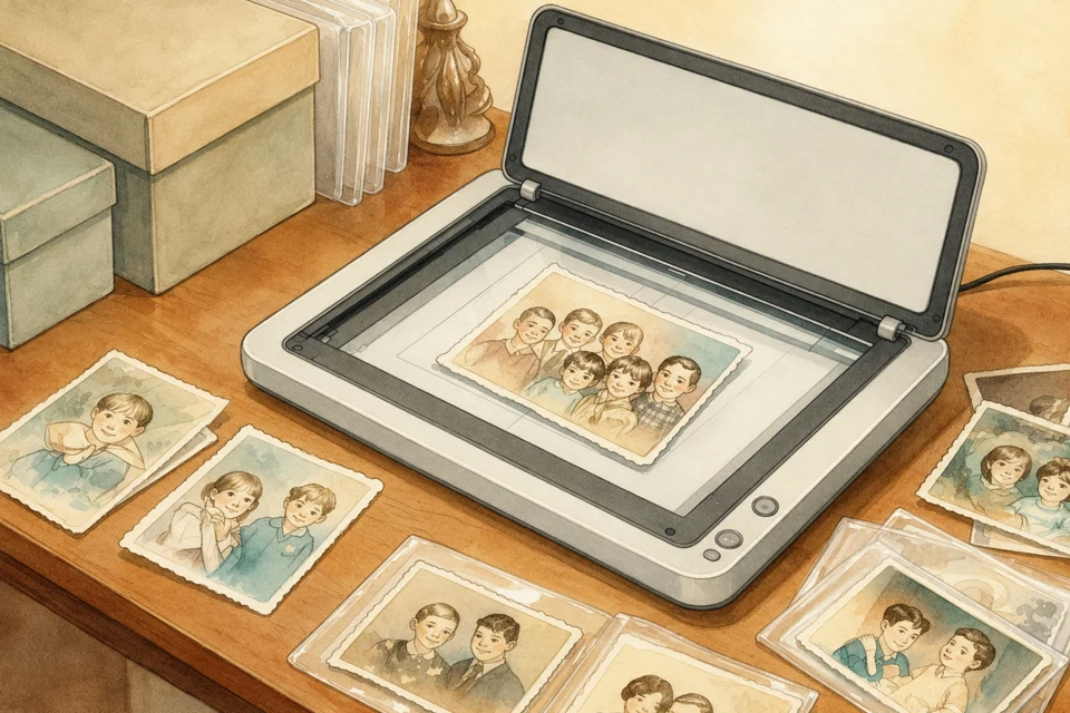 How to Digitize Old Family Photos at Home