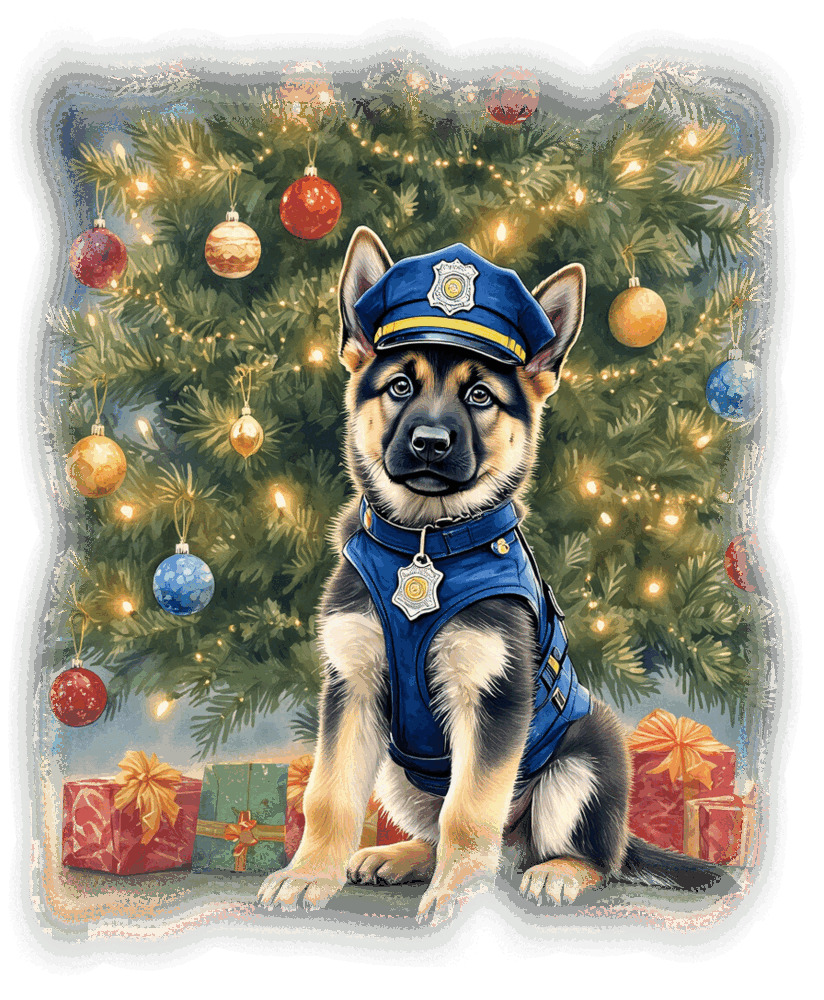 Chase from Paw Patrol inspired character