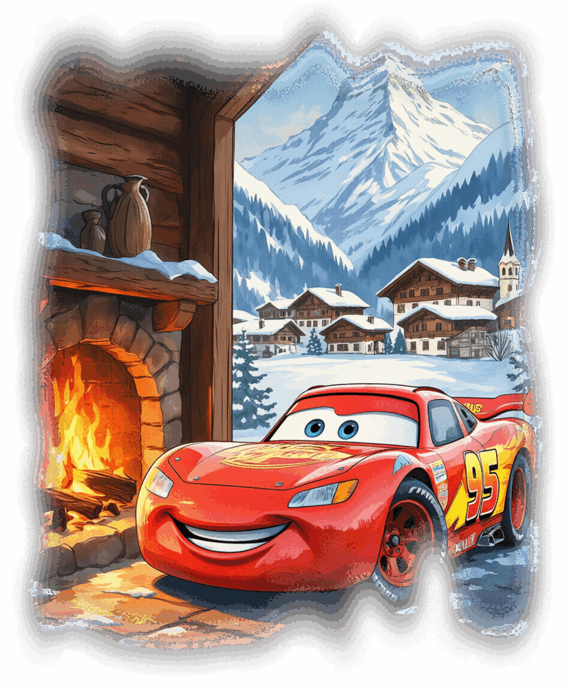 Lightning McQueen inspired character