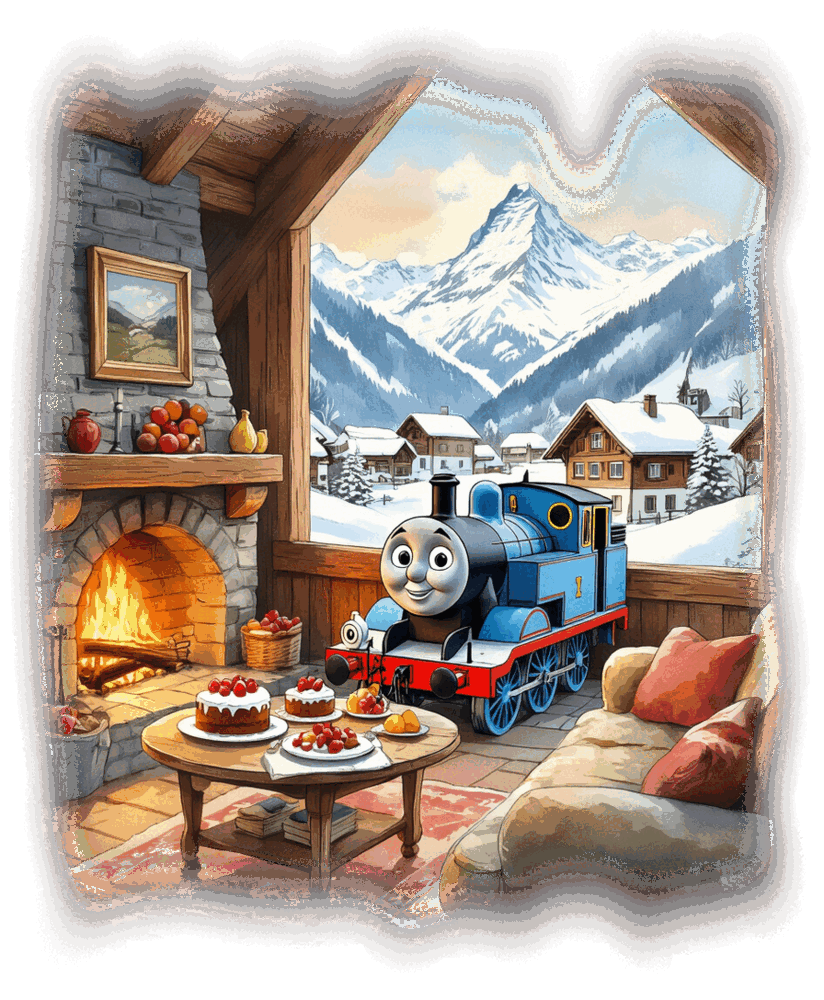 Thomas the Tank Engine inspired character