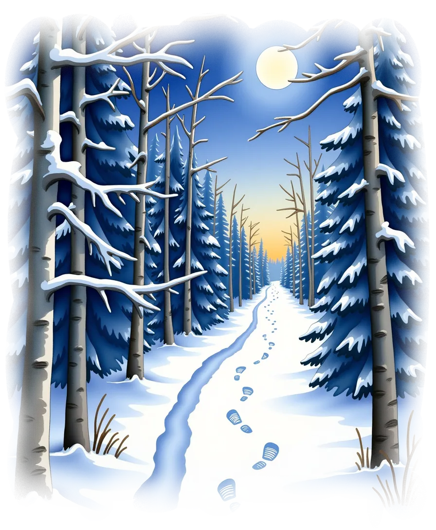 Winterwald-Szene